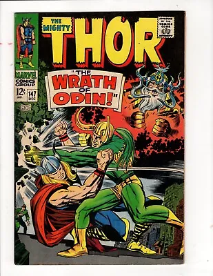 Buy Thor #147 Dec 1967(THIS BOOK HAS MINOR RESTORATION SEE DESCRIPTION) • 33£