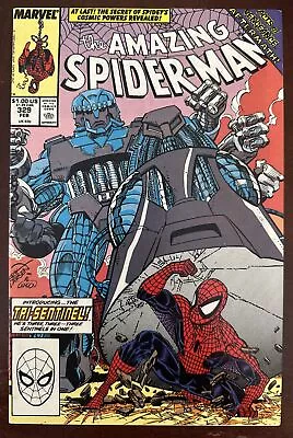 Buy Amazing Spider-Man #329 - Introducing The Tri-Sentinel! (1990) • 4.76£