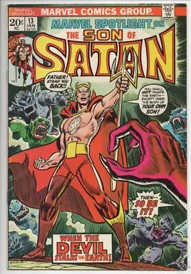 Buy MARVEL SPOTLIGHT #13, FN/VF, Son Of Satan, Trimpe, 1974, More Bronze Age Marvel • 39.52£