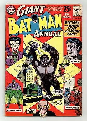 Buy Batman Annual #3 VG- 3.5 1962 • 22.50£