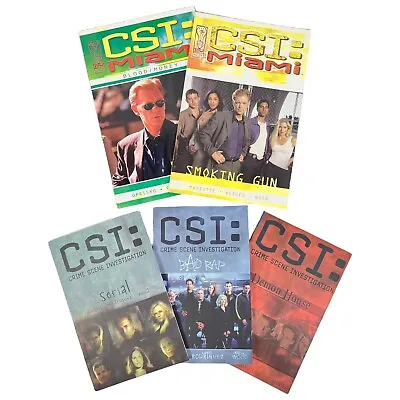 Buy CSI: Serial, Bad Rap, Demon House, MIAMI: Smoking Gun, Blood Money 1 2 3 IDW PB • 14.20£