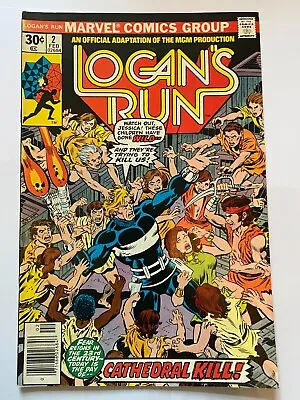 Buy LOGAN'S RUN #2   Cents Price    Marvel Comics 1977 VF- • 7.95£
