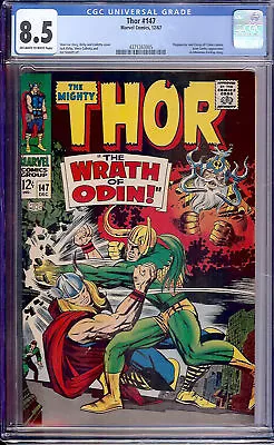 Buy Thor #147 (Marvel, 1967) CGC 8.5 • 118.59£