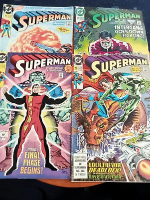 Buy Superman #42,43,45,60 1990/91 Four Issue Lot • 4£