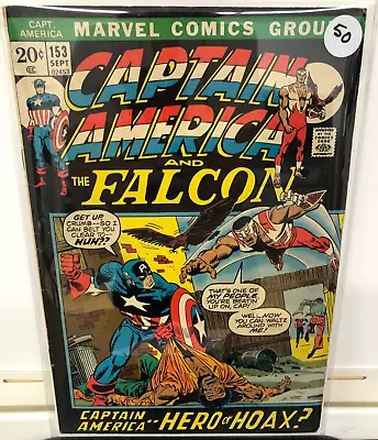 Buy Captain America #153 - 1st App Of New Bucky & William Burnside 1972 Marvel • 39.97£