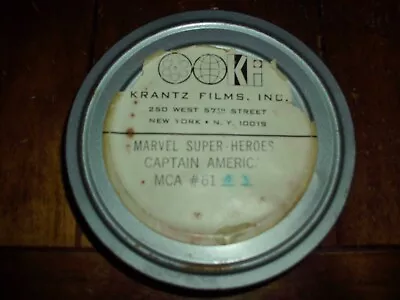 Buy Vintage Marvel Super Heroes Rare Captain America Krantz Films 35mm Tv Film 1967 • 800.60£