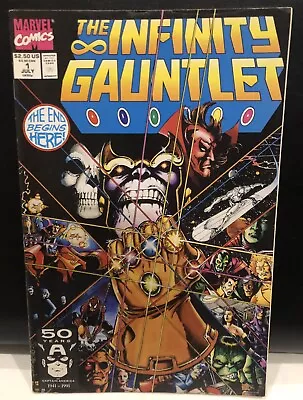 Buy The Infinity Gauntlet #1 Comic Marvel Comics 7.5 • 24.99£