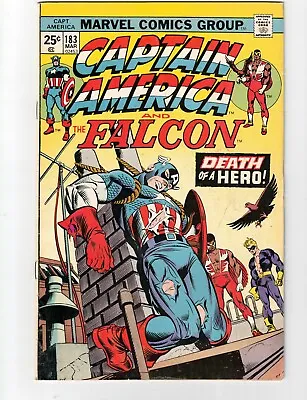 Buy Captain America And The Falcon #183 Marvel Comics Good FAST SHIPPING! • 4.34£