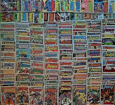 Buy Avengers Comic Book Lot Of 144 Issues + 16 Annuals: Range 1969-04' Marvel Comics • 798.72£