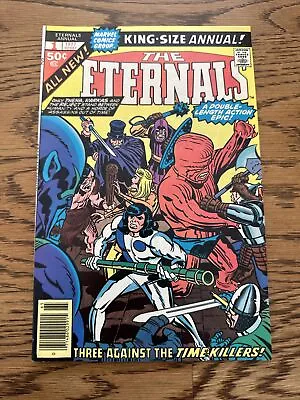 Buy The Eternals King-Size Annual #1 (Marvel 1977) Jack Kirby Story And Art! NM/VF • 6.40£