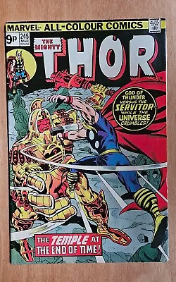 Buy The Mighty Thor #245 March 1976 Nm  The Servitor  Bronze Age Marvel! • 0.99£