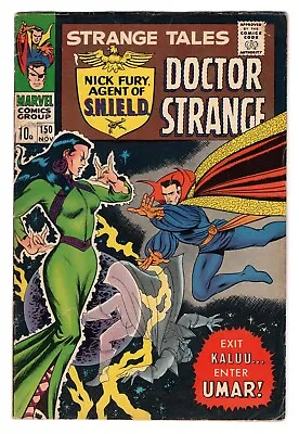 Buy Strange Tales Vol 1 No 150 Nov 1966 (FN) (6.0) Feat: Dr Strange, Nick Fury • 49.99£