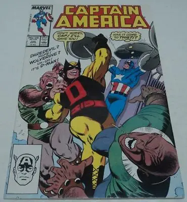Buy CAPTAIN AMERICA #328 (Marvel Comics 1987) Origin & 1st App Of D-MAN (FN-) RARE • 6.80£