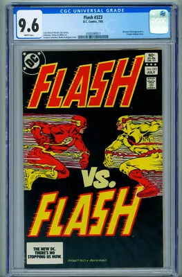 Buy Flash #323 CGC 9.6 1983- FLASH Vs. PROFESSOR ZOOM.- DC 4330290017 • 134.50£