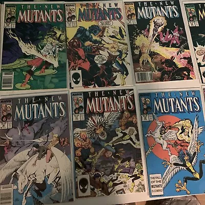Buy New Mutants Comics Mixed Lot (17)Issues 52-59, 61, 63-66, 71, 72 ,75, & 77 • 9.96£