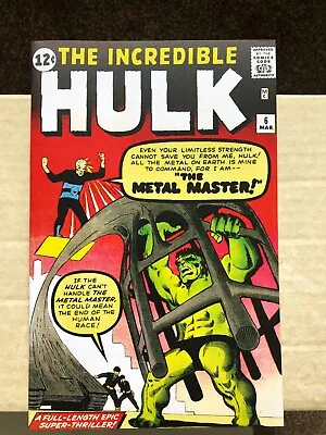 Buy Reprint Of Incredible Hulk 6. 1st App Of The Metal Master • 12.99£