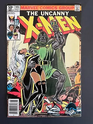 Buy Uncanny X-Men #145 - Doctor Doom Marvel 1981 Comics 1 Newsstand NM • 20.48£