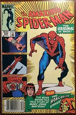 Buy Amazing Spider Man #259 (1963) - 7.0 FN/VF *Classic Cover/MJ Origin Story* • 8.03£