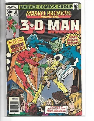 Buy MARVEL PREMIERE #35, #36 And #37 - 3-D MAN -  FINE COND. • 15.74£