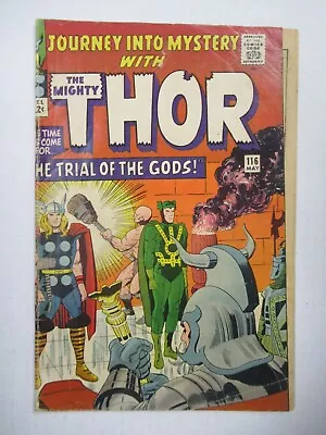 Buy 1965 Marvel Comics Journey Into Mystery #116 Mis-cut ERROR • 31.94£