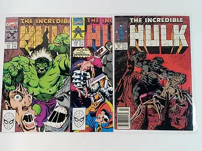 Buy The Incredible Hulk 357 370 372 Marvel Comics 3 Copper Age Book Lot Nice Copies • 7.91£