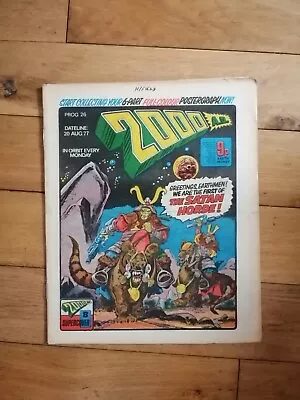 Buy 2000AD - PROG No 26 - 20 AUG 1977 | Comic • 13.99£