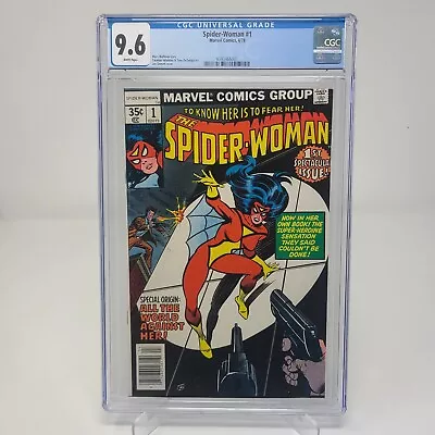 Buy SPIDER-WOMAN #1 CGC 9.6 Jessica Drew New Origin Marvel 1978 WHITE PAGES  • 67.96£