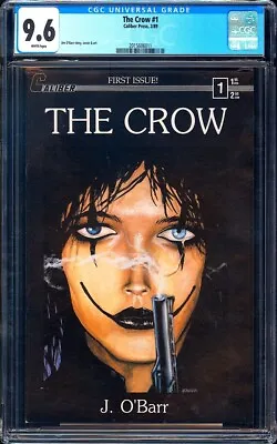 Buy The Crow # 1 CGC 9.6 (1989) 1st Print - Caliber Press - Jim O'Barr Story! L@@K! • 2,557.44£