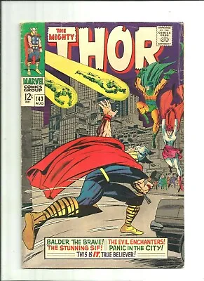 Buy THE MIGHTY THOR #143 (1967, MARVEL) The Enchanters Silver Age Comic • 15.37£