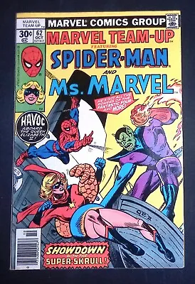 Buy Marvel Team-Up #62 Bronze Age Marvel Comics Spider-Man Ms. Marvel F/VF • 9.99£