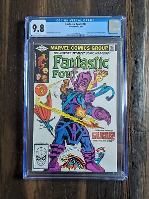 Buy Fantastic Four #243, CGC 9.8, Marvel 1982, White Pages, John Byrne, Galactus  • 159.90£