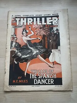 Buy Rb280- The Thriller Library, Case Of The Spanish Dancer, No. 546. Vol. 21. 1939 • 10£