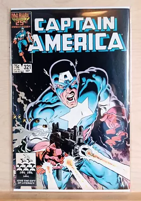 Buy Captain America #321 (1986) Iconic Mike Zeck Cover, KEY 1st ULTIMATUM, NM- 9.2 • 15.95£