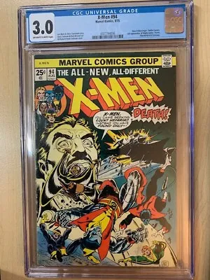 Buy X-MEN #94   2nd NEW XMEN!    3rd WOLVERINE!    STORM!    COLOSSUS!   G/VG  (3.0) • 469.11£