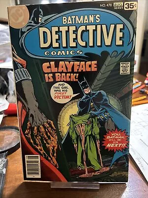 Buy BATMAN In DETECTIVE COMICS #478 DC Comics 1978 NEWSSTAND ISSUE AMAZING COMIC • 27.98£