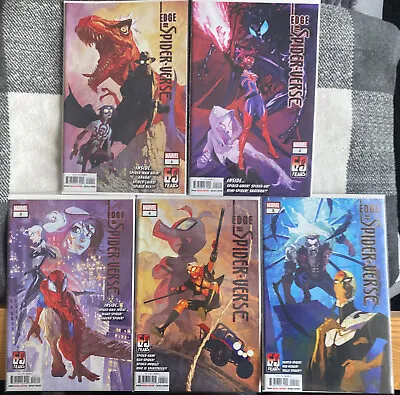 Buy EDGE OF THE SPIDER-VERSE #1-5 SET 2022 Multiple 1st App NM Bagged & Boarded • 20.50£