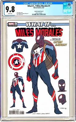 Buy Marvel WHAT IF...? MILES MORALES (2019) #1 Captain America 1:200 VARIANT CGC 9.8 • 118.76£