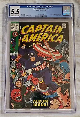 Buy Captain America Comic Book #112 CGC Graded  • 110.69£