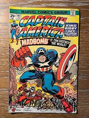 Buy Captain America And The Falcon #193, Fine, The Madbomb Screamer In The Brain! • 28.11£