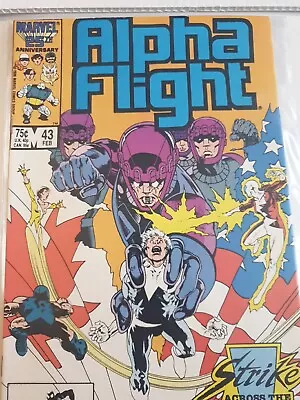 Buy Alpha Flight #43 Marvel Comics Feb 1987 John Byrne Rare Vf+ • 2.99£