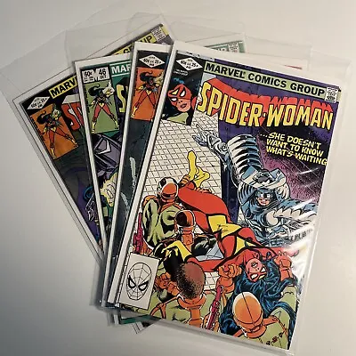 Buy Spider-Woman / Marvel - 1978 Lot Of 4 Comics.  #43 #44 #45 #46 • 22.50£