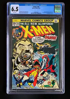 Buy X-MEN  #94 - CGC 6.5  WHITE PAGES  -  New X-Men  - EXCELLENT Registration/Colors • 583.65£
