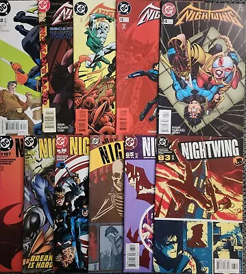 Buy Nightwing #4 18 23 36 82 83 85 88 90 100 107 DC Comic Book Lot Dixon 1997 Vol. 2 • 23.25£