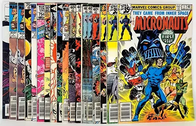 Buy 18 Marvel Micronauts Comics 1st Series #1-3 6 7 13-15 20 31 33 35 57 Annual 1 + • 66.65£