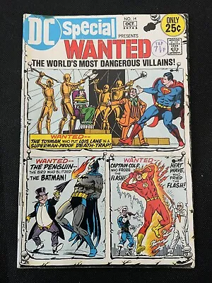 Buy Wanted - DC Special #14. Oct 1971. Superman,Batman,Flash. DC Comics Classic. • 9£