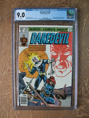 Buy Daredevil  #160   CGC 9.0   Black Widow And Bullseye   Miller Cover/art • 87.38£