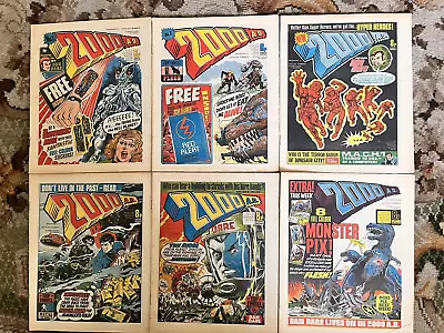 Buy 6 X Issues 2000AD 1977 Comic Including Nos 2  , 3 & 4 Dan Dare  • 0.99£