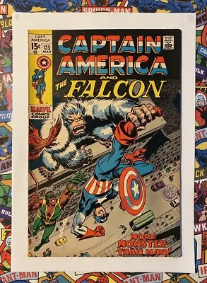 Buy Captain America #135 - Mar 1971 - Monster Ape Appearance! - Vfn+ (8.5) Cents!!! • 26.24£