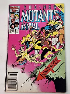 Buy New Mutants Annual 2 NEWSSTAND 1st App & Origin Betsy Braddock In US Comics 1986 • 35.84£