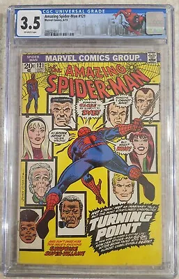 Buy The Amazing Spider-Man #121 CGC 3.5 Death Of Gwen Stacey • 252.99£